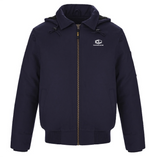 Blouson bombardier pour hommes avec doublure Sherpa