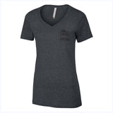 Femmes ATC™ EUROSPUN® T-shirt à col en V filé à l'anneau