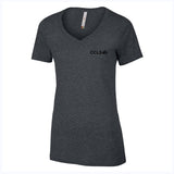 Femmes ATC™ EUROSPUN® T-shirt à col en V filé à l'anneau
