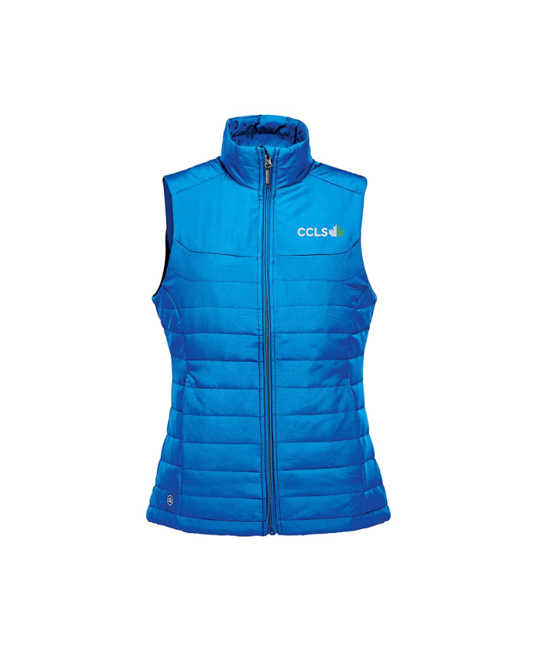 Gilet matelassé Nautilus pour femme - Bleu azur
