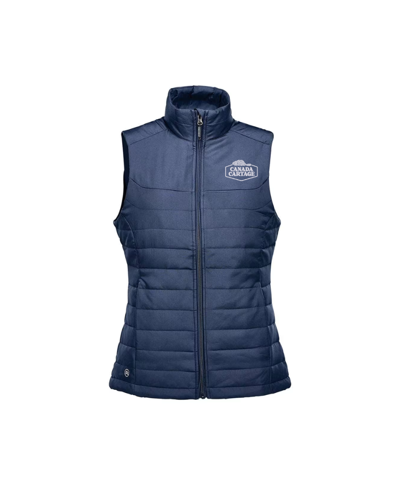Gilet matelassé Nautilus pour femme - Bleu marine