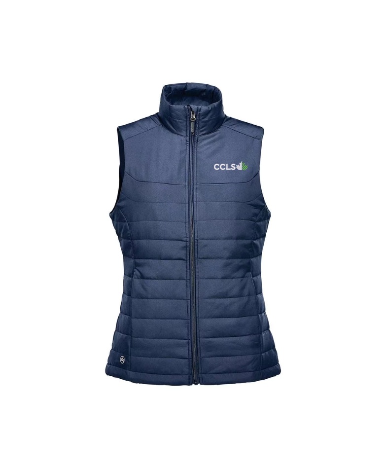 Gilet matelassé Nautilus pour femme - Bleu marine