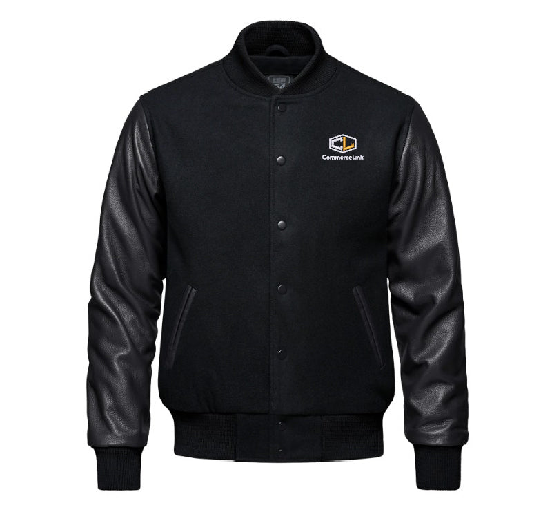 Men's Melton and Leather Jacket
