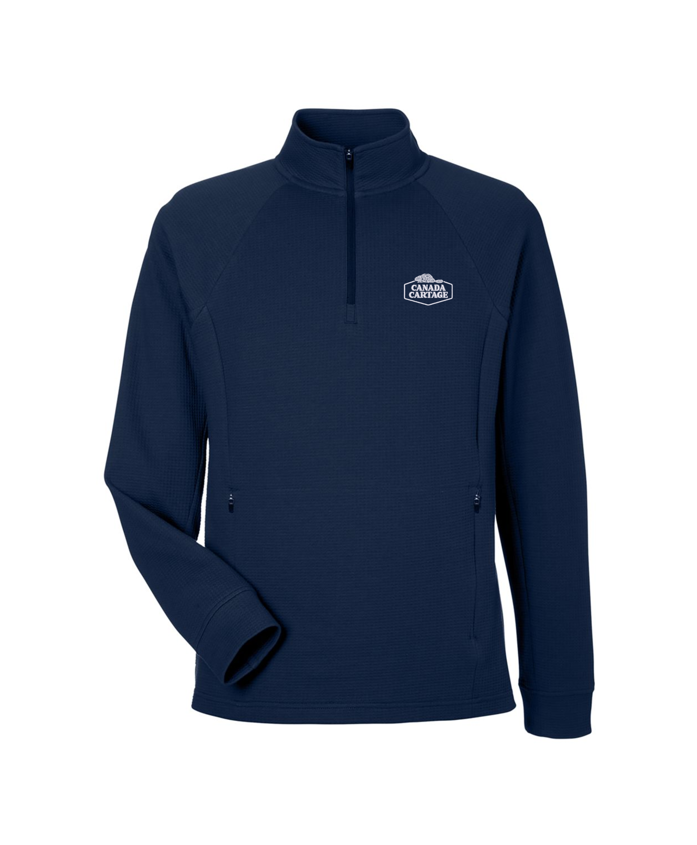North End Men's Rhythm Waffle Quarter-Zip Pullover