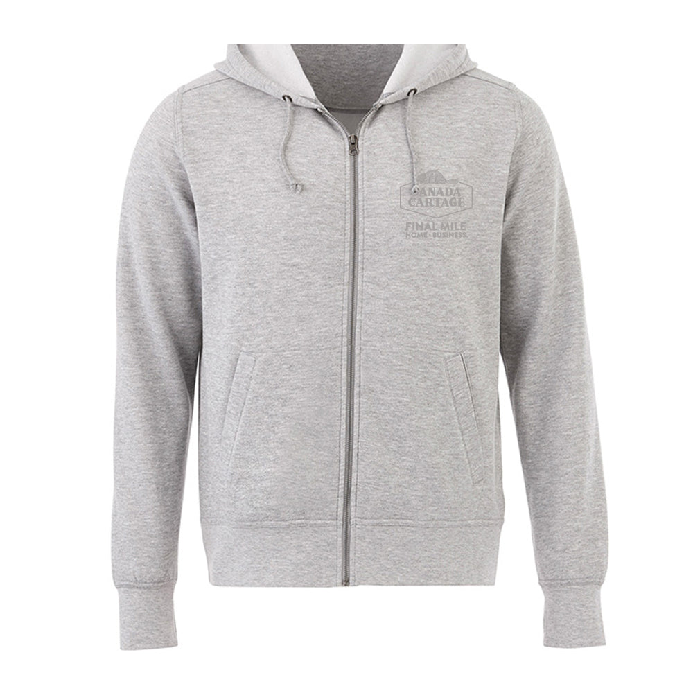 Sweat à capuche zippé en polaire Cypress pour homme