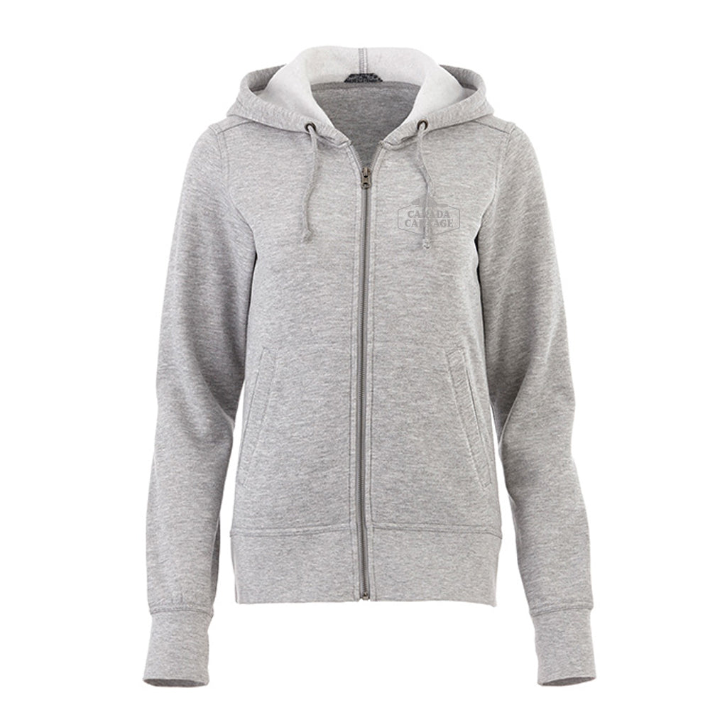 Sweat à capuche zippé en polaire Cypress pour femme