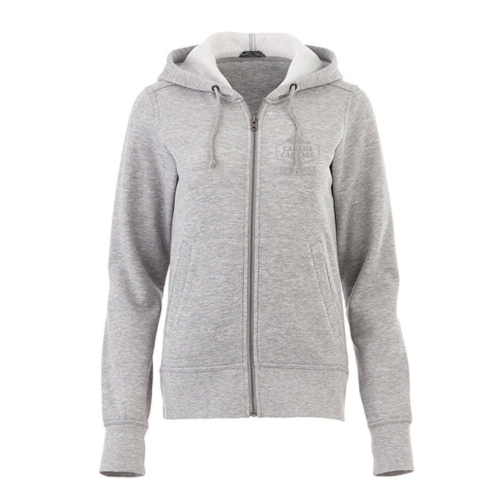 Sweat à capuche zippé en polaire Cypress pour femme