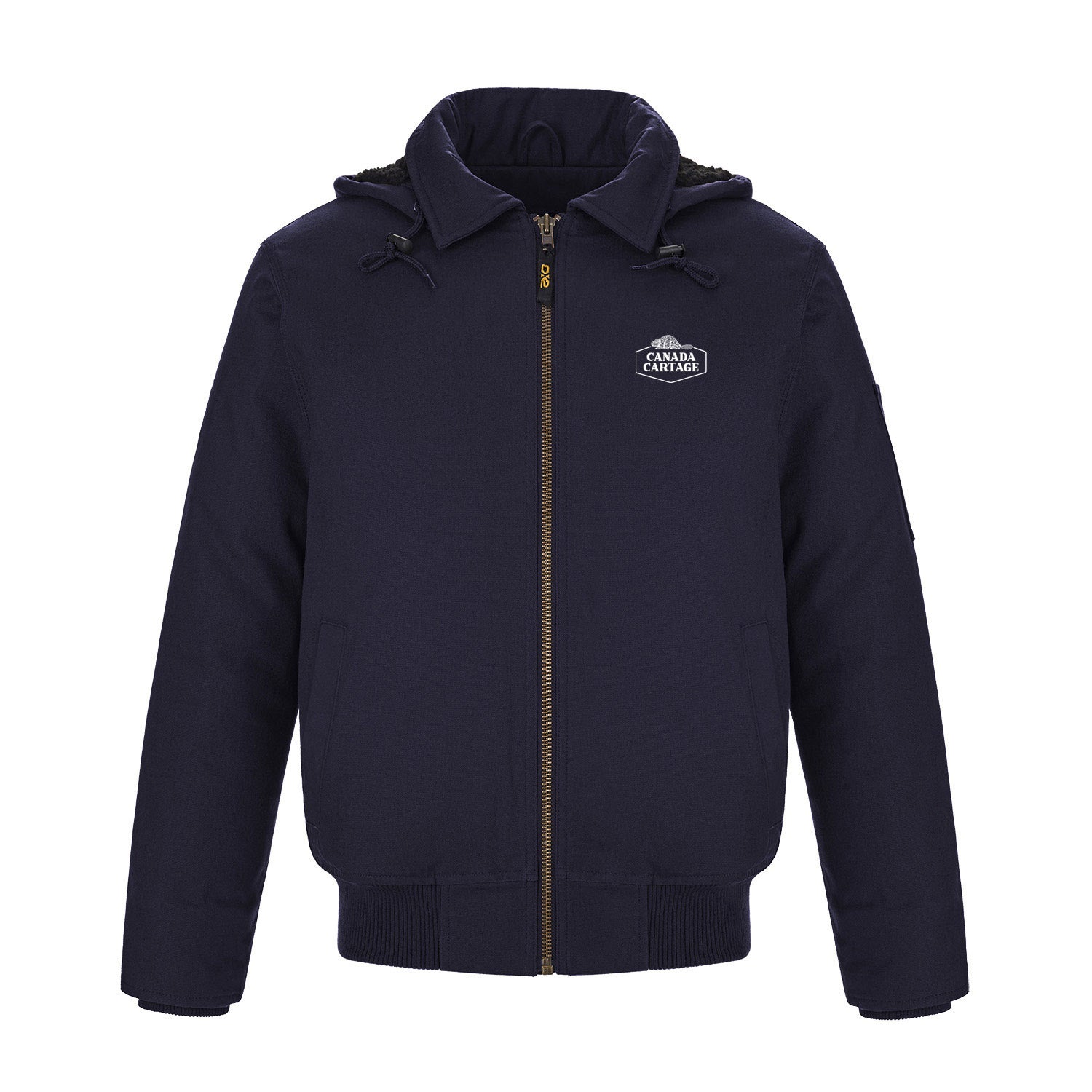 Blouson aviateur pour homme avec doublure en sherpa