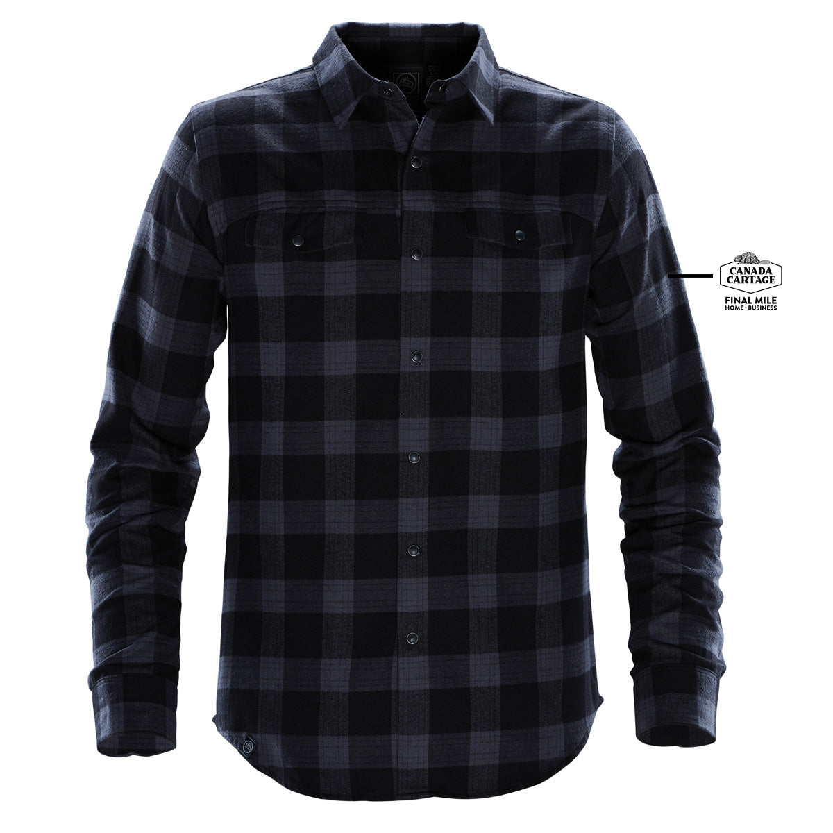 Chemise Logan à boutons-pression pour homme