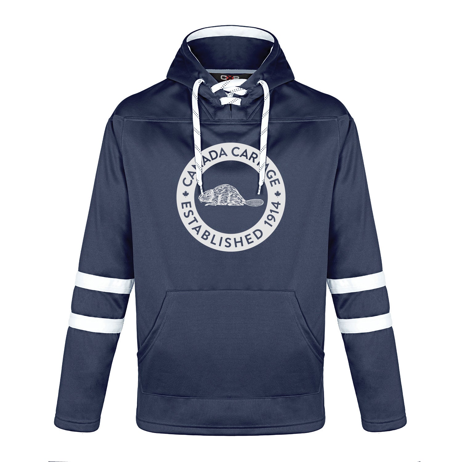 Sweat à capuche de hockey en polaire